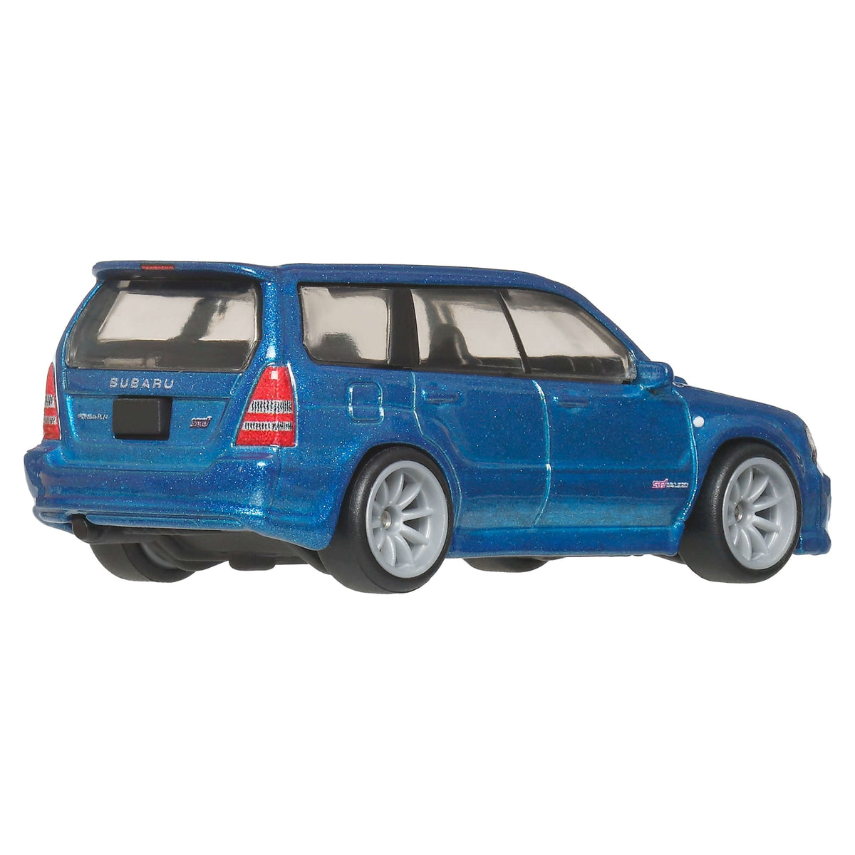 Hot Wheels Premium Car Culture 2-Pack - 2005 Mitsubishi Lancer Evolution IX Wagon / Remorque & 2004 Subaru Forester STI