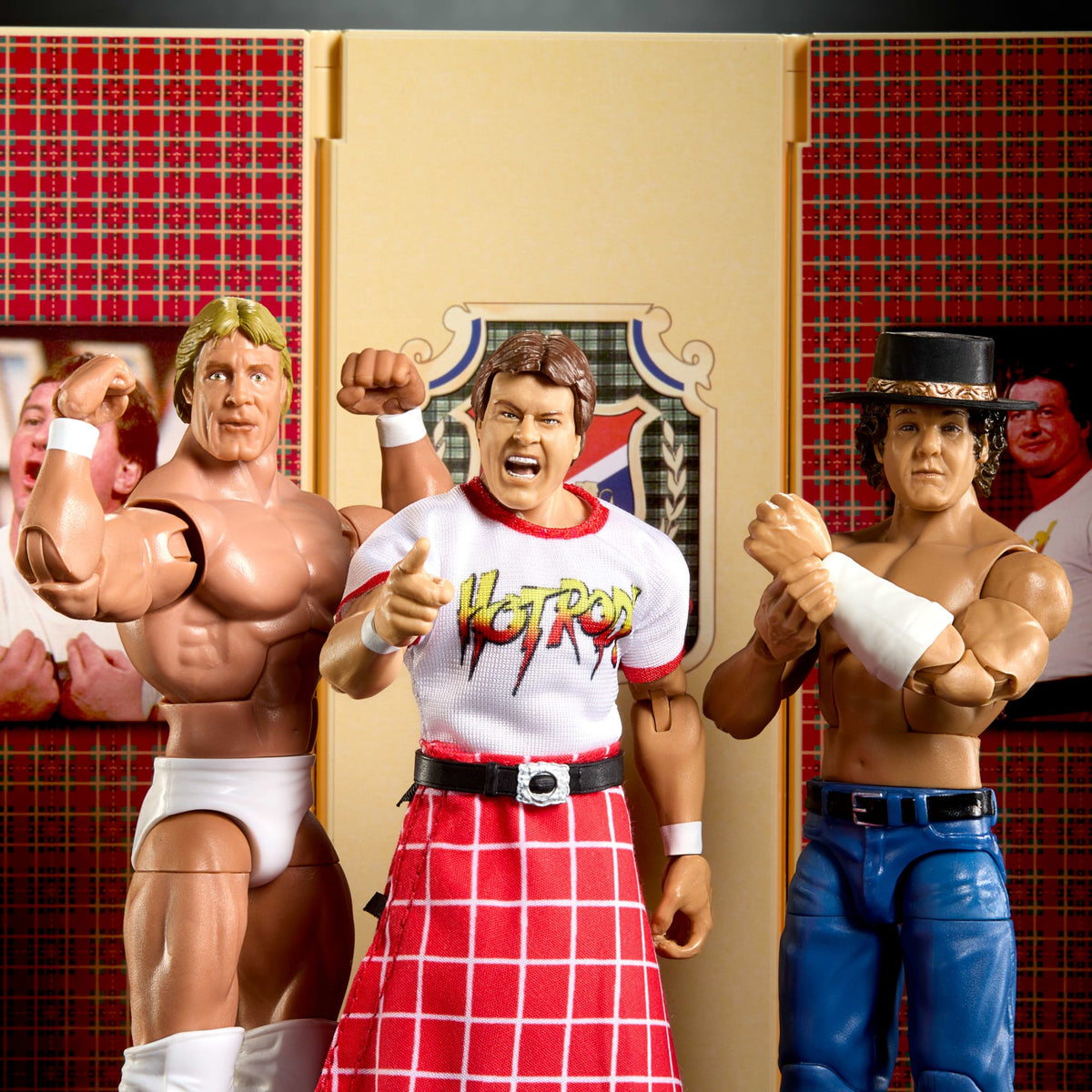 WWE Elite Collection Piper’s Pit Set of 3 Action Figures