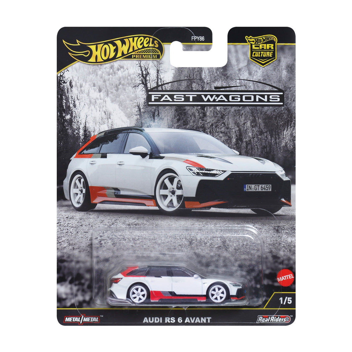 Hot Wheels Premium Car Culture Fast Wagons Audi RS 6 Avant