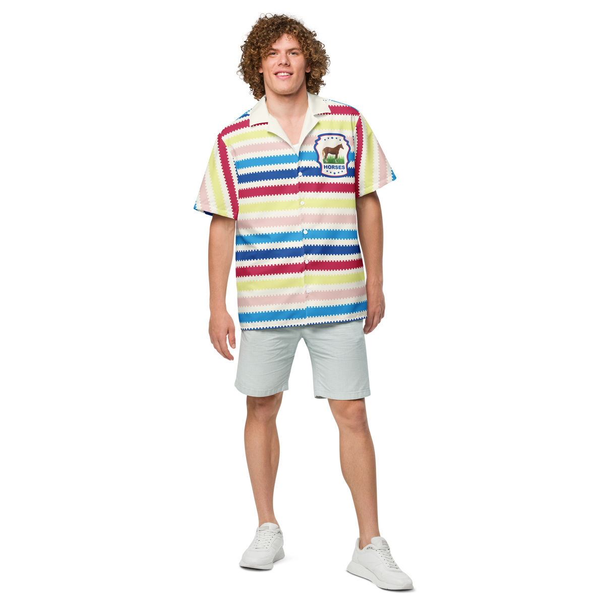 Beach Allan Button Front Shirt - Barbie the Movie