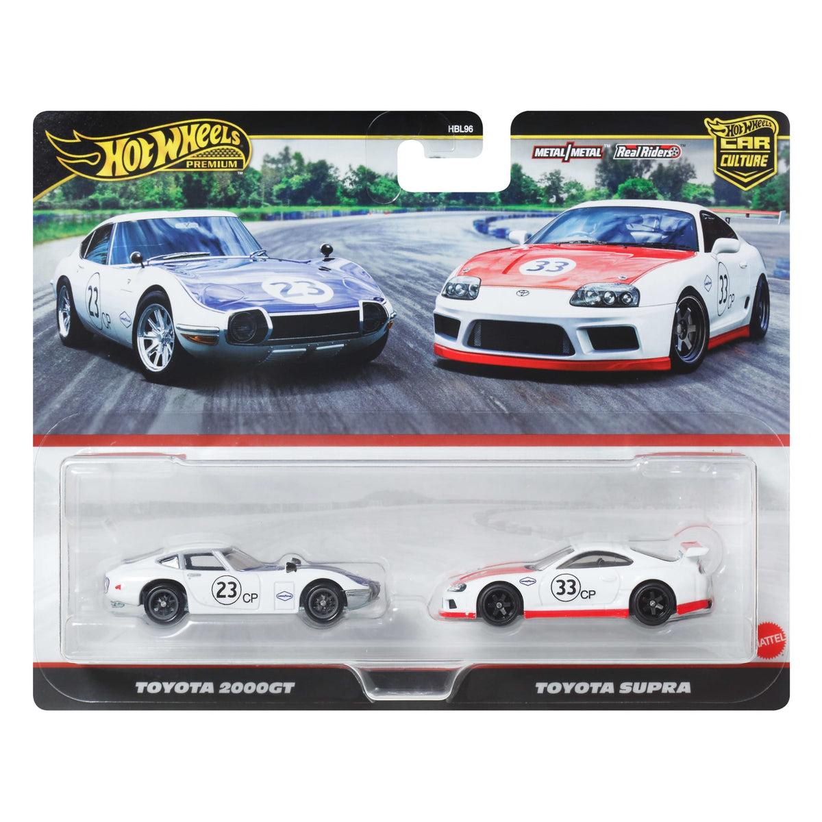 Hot Wheels Premium Car Culture 2-Pack Toyota 2000GT & Toyota Supra