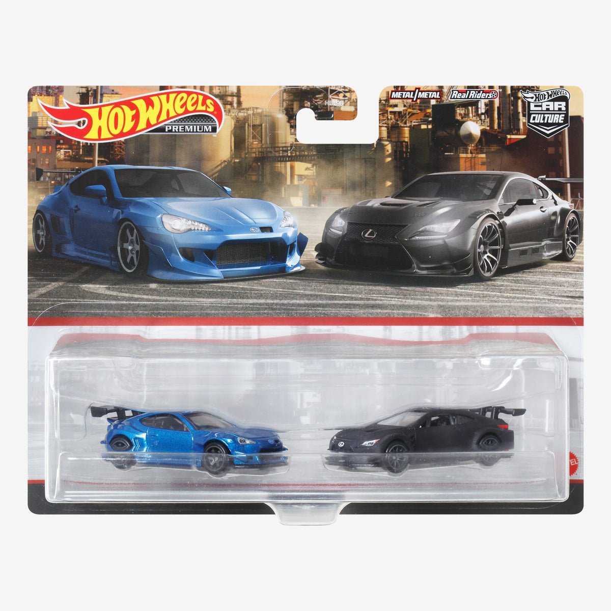 Hot Wheels Premium Car Culture 2-Pack – Lexus + Subaru 