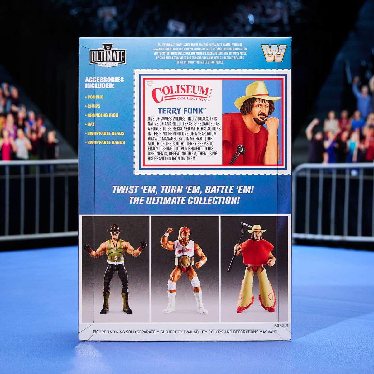 WWE Coliseum Collection Hulk Hogan & Terry Funk Ultimate Edition Figures