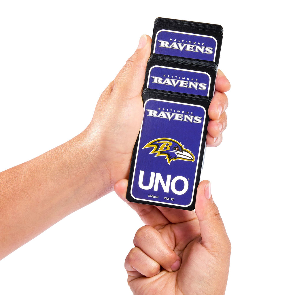 UNO Fandom NFL Baltimore Ravens Game Deck
