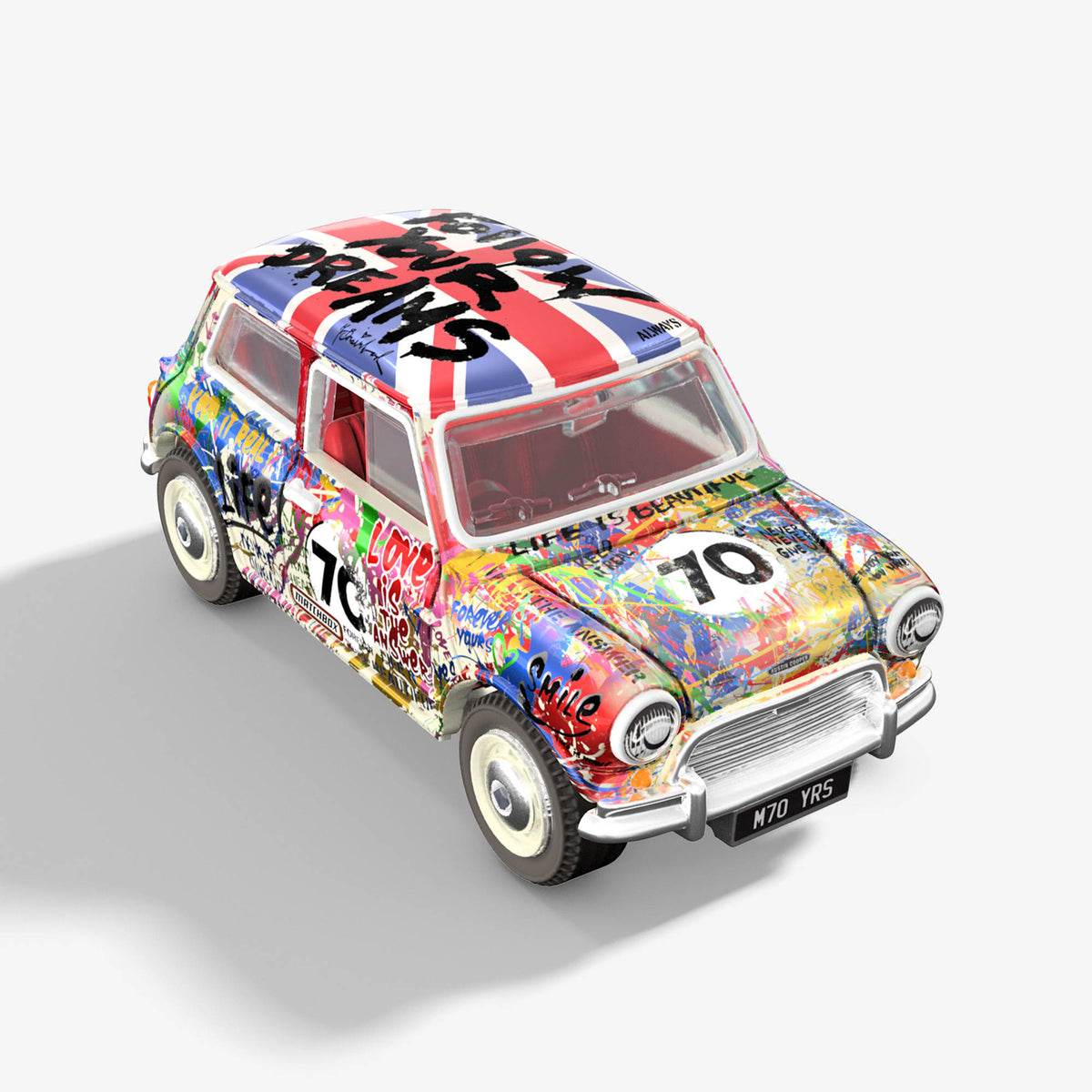 Matchbox x Mr Brainwash 1964 Austin Mini Cooper S