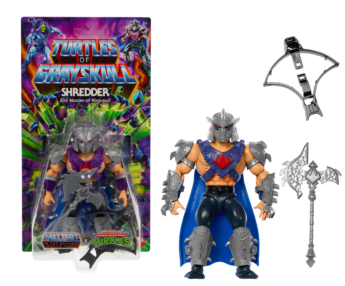 Masters of the Universe Origins Turtles of Grayskull Shredder Action Figure