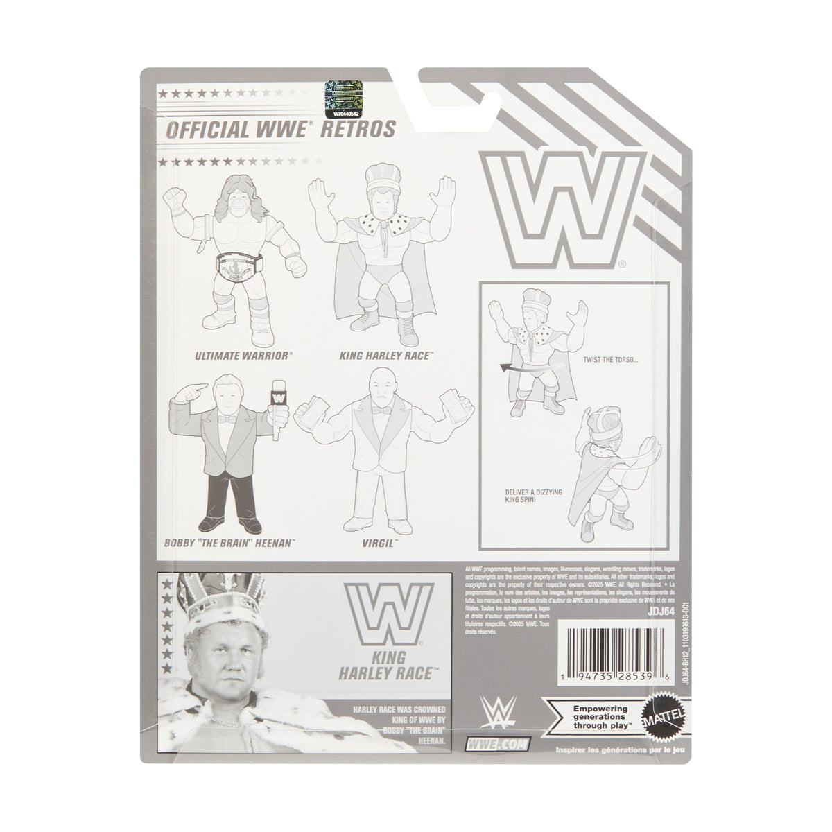 WWE Official Retro 4-Pack Action Figures