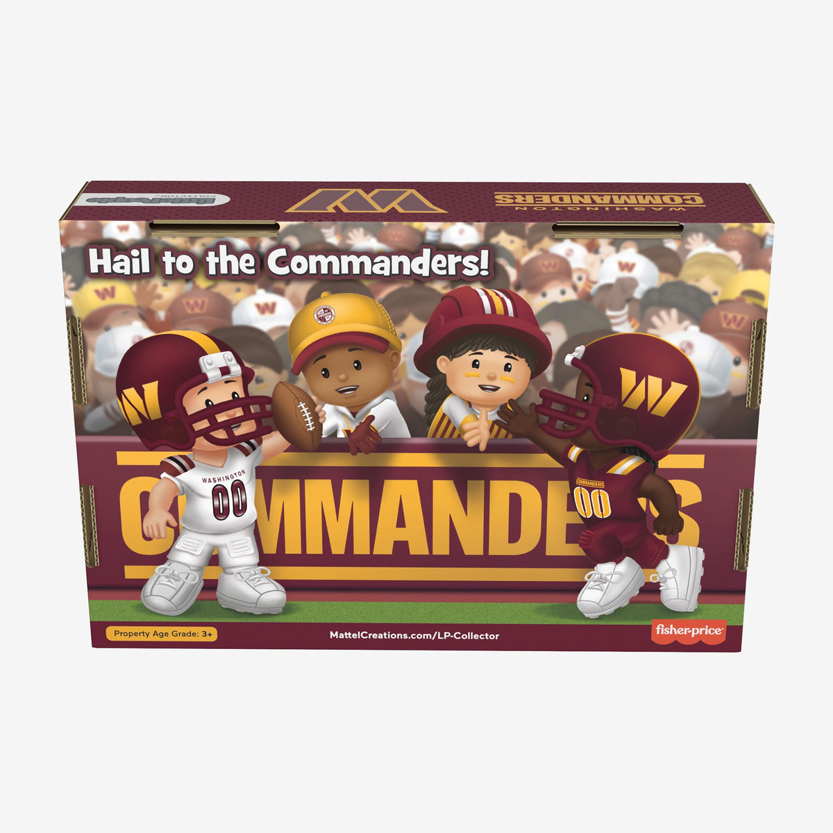 Little People Collector x NFL Washington Commanders Set