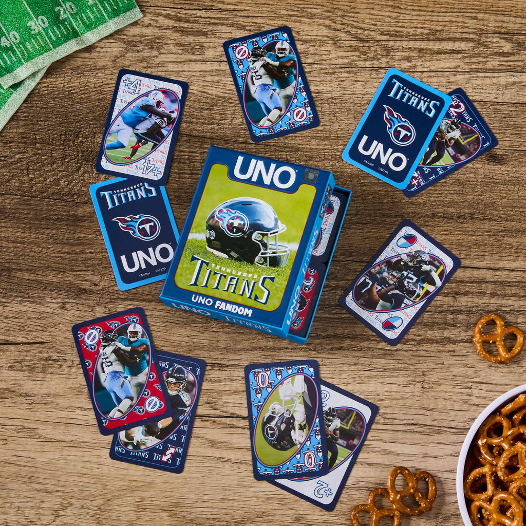 UNO Fandom NFL Tennessee Titans Game Deck