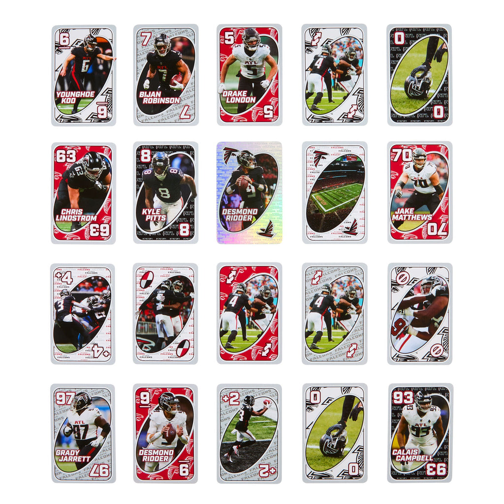 UNO Fandom NFL Atlanta Falcons Game Deck