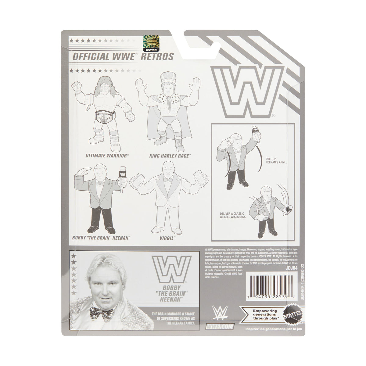 WWE Official Retro 4-Pack Action Figures