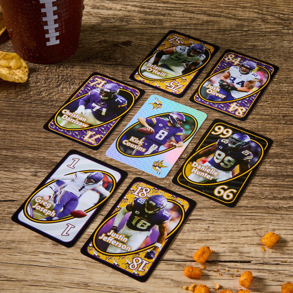 UNO Fandom NFL Minnesota Vikings Game Deck