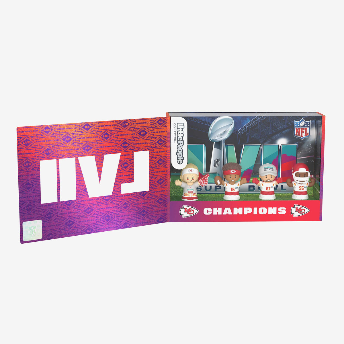 Little People Collector Super Bowl LVII Champions Set Kansas City Chiefs