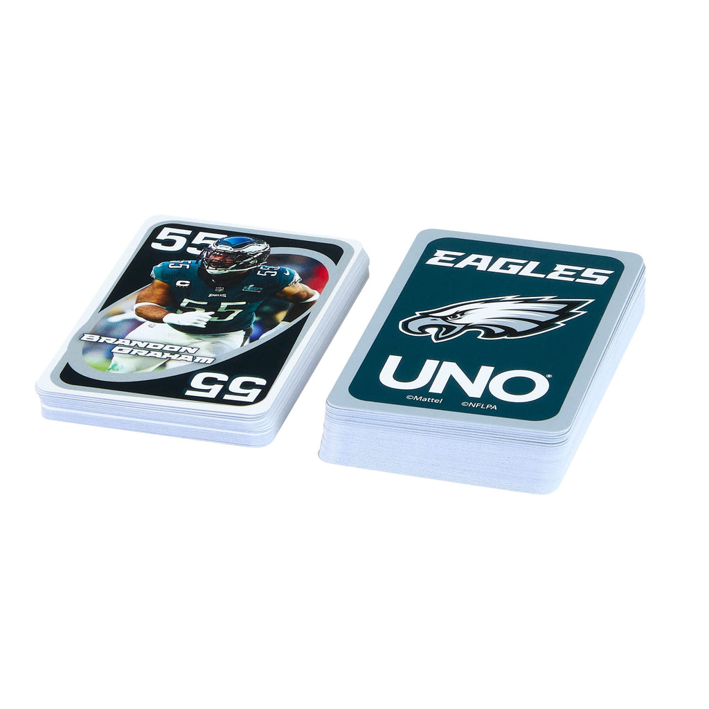 UNO Fandom NFL Philadelphia Eagles Game Deck