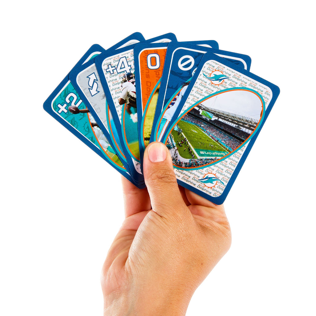 UNO Fandom NFL Miami Dolphins Game Deck