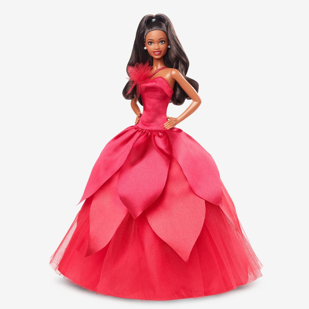 2022 Holiday Barbie, Dark-Brown Hair