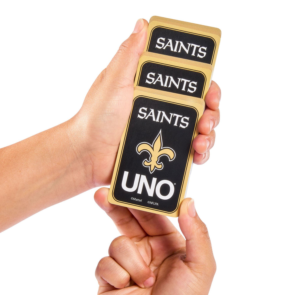 UNO Fandom NFL New Orleans Saints Game Deck