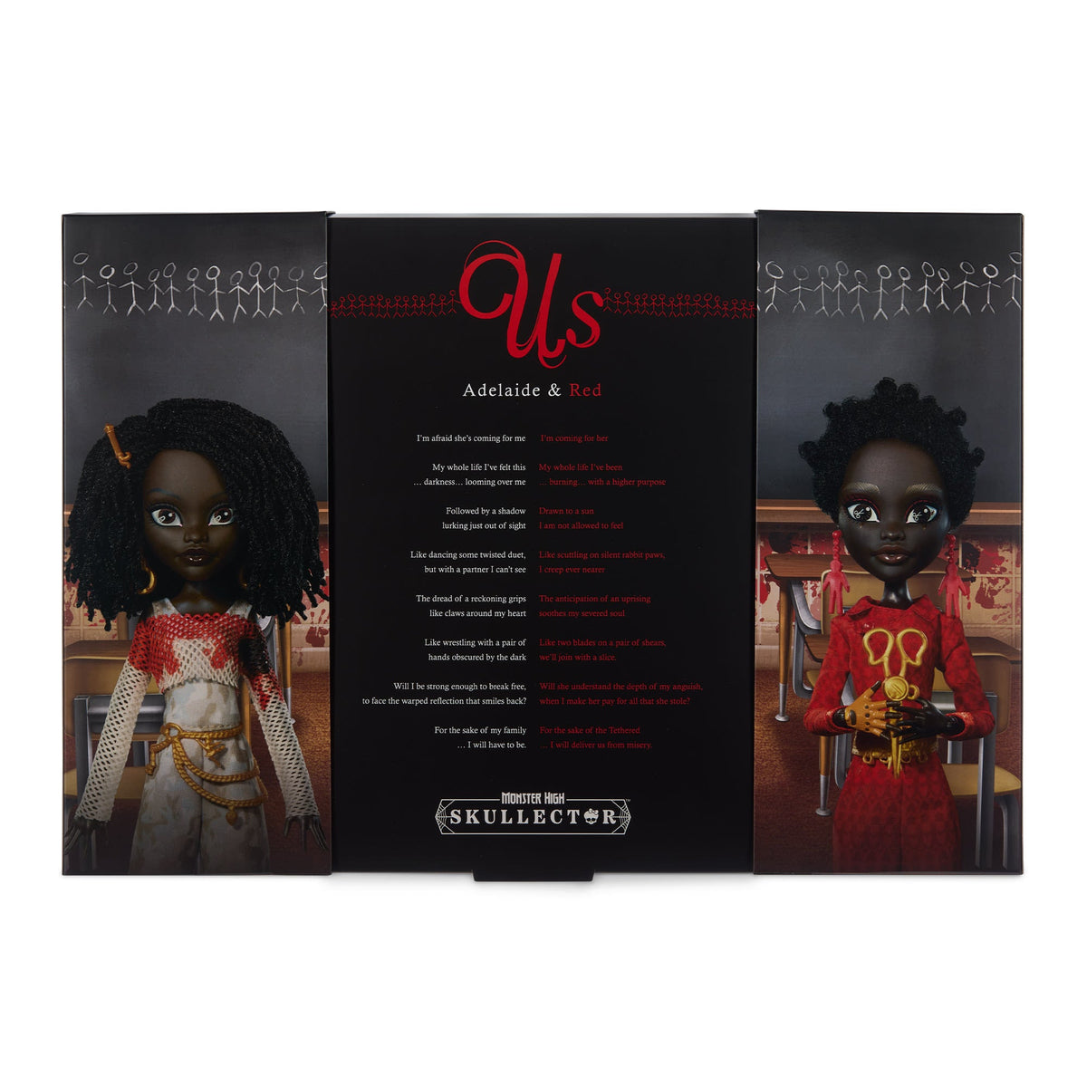 Monster High Skullector Us Dolls – Adelaide and Red 2-Pack