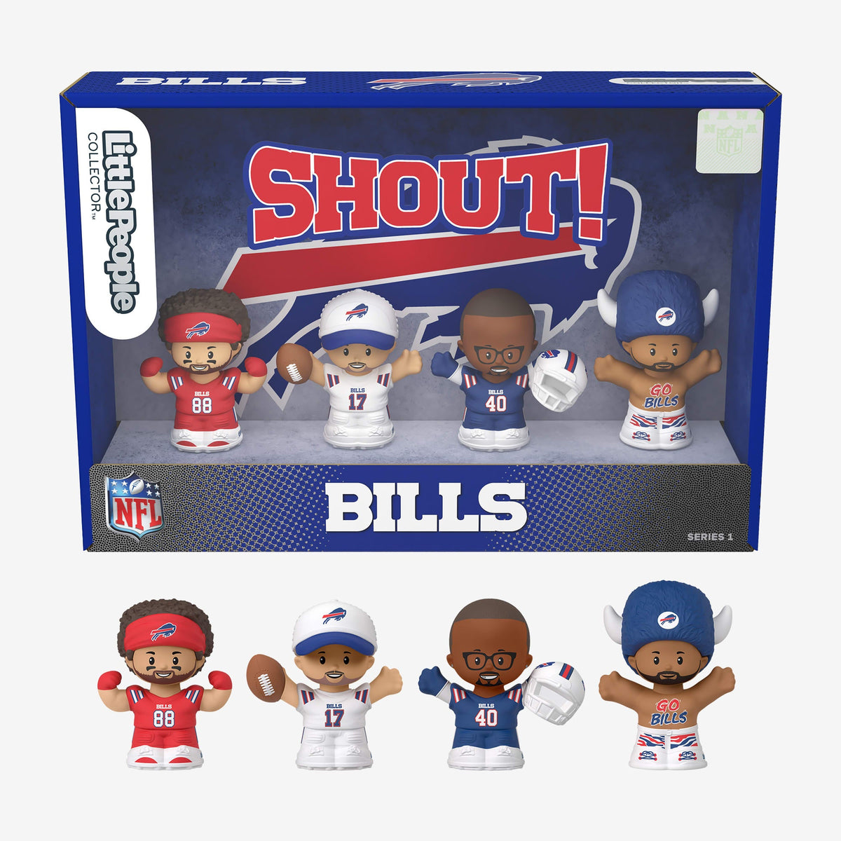 Little People Collector x NFL Buffalo Bills Set