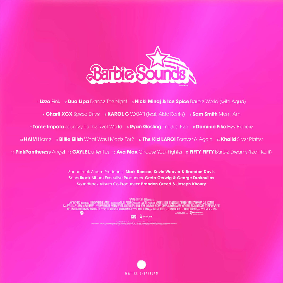 Barbie The Album – Official Vinyl Movie Soundtrack Set