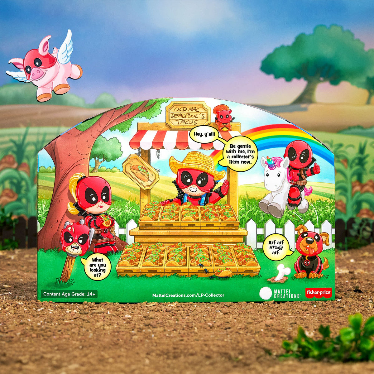 Little People Collector Deadpool Set