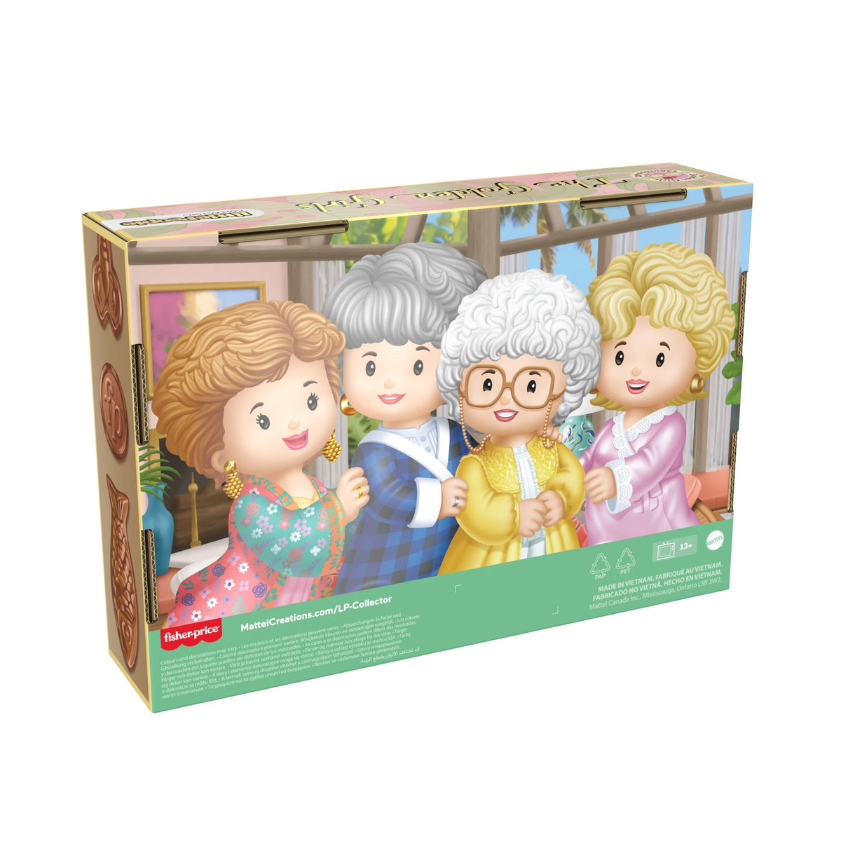 Little People Collector The Golden Girls Late Night Cheesecake, 40th Anniversary Set